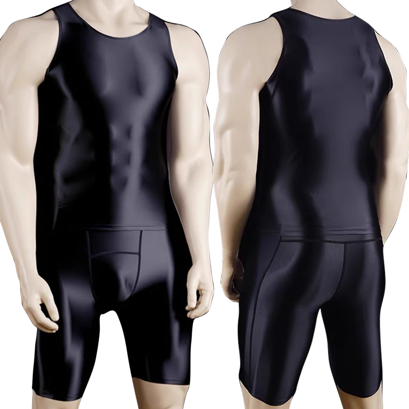 Compression Shorts Athletes - 남성 얇은 피트니스 조끼 스타킹 정장