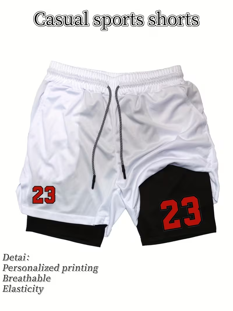 Compression Shorts Athletes - 2026 신상 남성용 퀵 드라이 이중