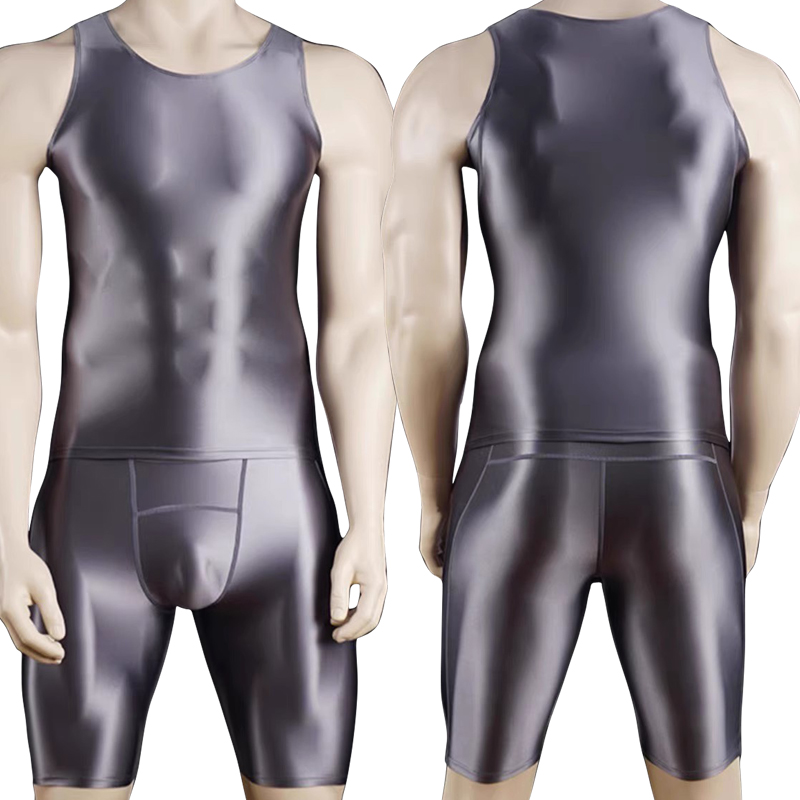 남성 얇은 피트니스 조끼 스타킹 정장 슬림 바지 새틴  - Compression Shorts Athletes 리뷰 및 가격