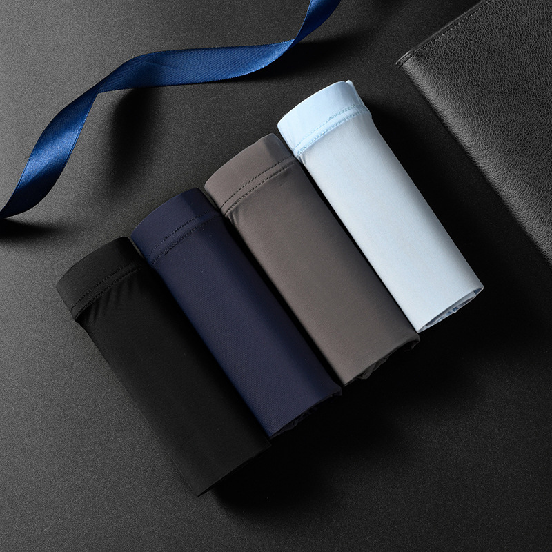 2 개/몫 남자의 울트라 얇은 팬티 여름 얼음 실크 복 - Multi Pack Underwear 리뷰 및 가격
